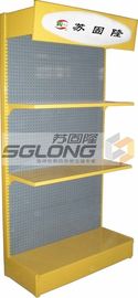 China Powder Coated Shop Display Shelves Welded Base Foot Reasonable Structure supplier