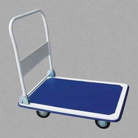 China Heavy Duty Supermarket Cart , Strong Shopping Trolley Four Wheels Warehouse Applied supplier