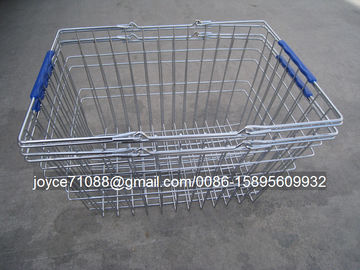 China Colored Chain Shops Rolling Grocery Basket Non Faded Color Cost Effective supplier