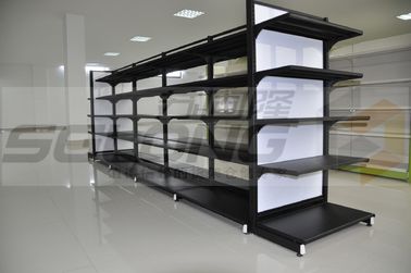 China Professional Grocery Store Shelves , Supermarket Shelves 100-150kg Capacity supplier
