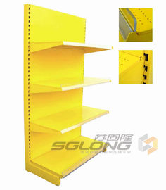 China Plain Back Color Supermarket Racks 3 Hooks Bracket 1300*500mm Layer Size supplier