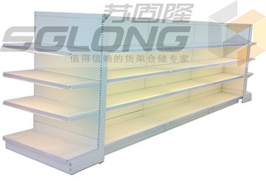 China Custom Retail Supermarket Shelves , Supermarket Gondola Shelving  Display Equipment supplier