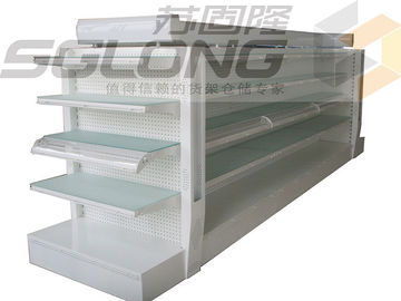 China Metal Lotion  Makeup Display Shelves Single Double Sided Customized Color supplier