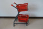 Customized Logo Grocery Store Cart Powder Coated Finished With Plastical Protectors supplier