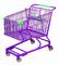 Steel Wire Metal Grocery Cart , Metal Shopping Cart With Wheels High Utility supplier