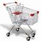 180 Litres Volume Grocery Store Shopping Cart  Flat / Travelator Caster Anti Skid supplier