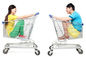 Professional Grocery Store Shopping Cart  ISO9001 Certification Compact supplier