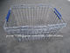 Colored Chain Shops Rolling Grocery Basket Non Faded Color Cost Effective supplier