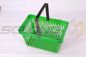Market Tote Grocery Basket With Wheels Silk Screen Print Logo 34L Capacity supplier
