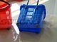 Blue Red Color Grocery Shopping Basket Long Handle Large Volume Capacity supplier