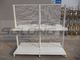 Supermarket  Wire Storage Shelves , Metal Wire Shelving White Color Powder Coating supplier