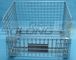 Steel Stackable Wire Storage Containers Box 50*50mm Grid Long Durablity supplier