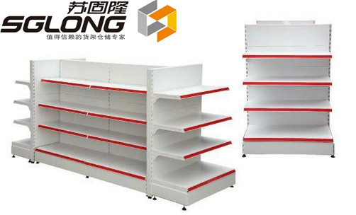 Eco Friendly Supermarket Display Shelves Equipment 80-150KG Capability