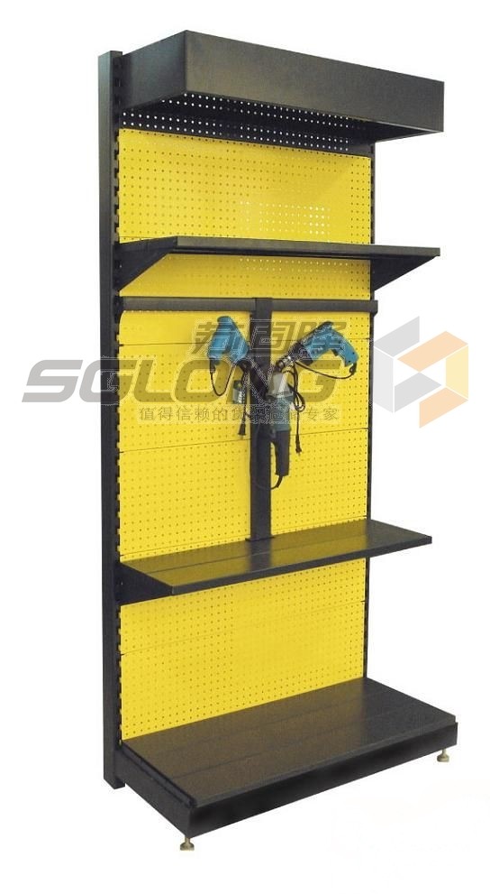Convenient Grocery Display Rack , Merchandise Shelving Systems Hardware