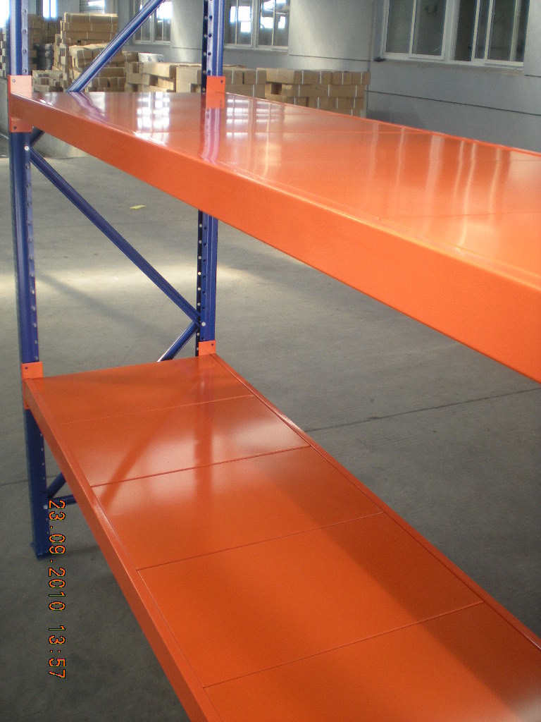 Supermarket Warehouse Storage Shelves , Pallet Racking System Galvanised